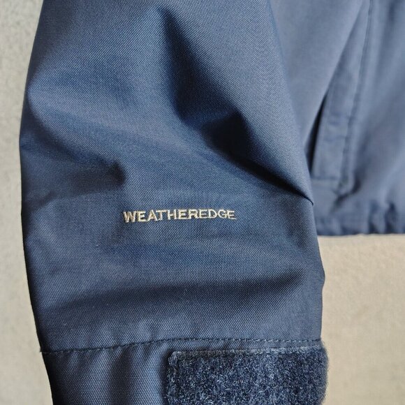 Eddie Bauer Jacket Men's 2XL Blue Mesh Lined Full Zip Pockets Hooded Weatheredge - Picture 7 of 16